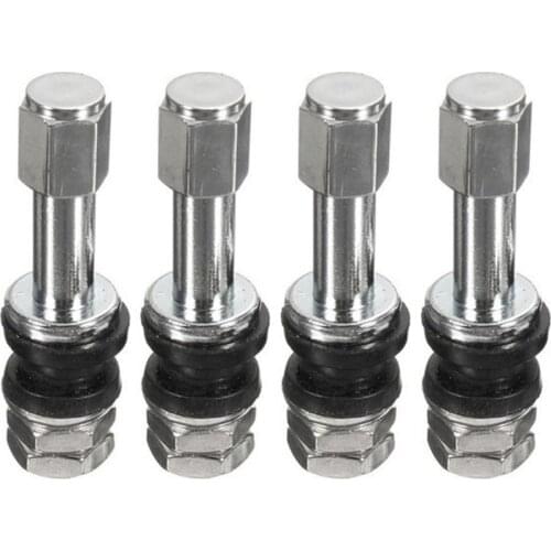 4pcs Vacuum Valve Nozzle Copper With Valve Cap Valve Core Tubeless Tyre Valve Stem Cap Wheel Tire Valve Tire Accessory
