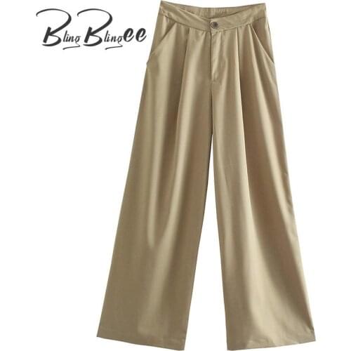 BlingBlingee Women's Wide Trousers