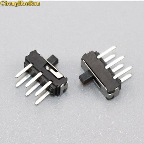 ChengHaoRan 5-10pcs MSS-22D18 Toggle switch six feet DIP6 6Pin Handle 2MM 6 foot 2 file to pull switch sliding power supply