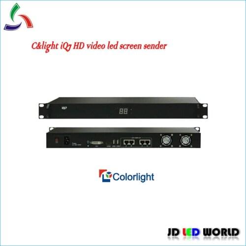 Colorlight iQ7 video led screen controller sender box comes with DVI and HDMI interface