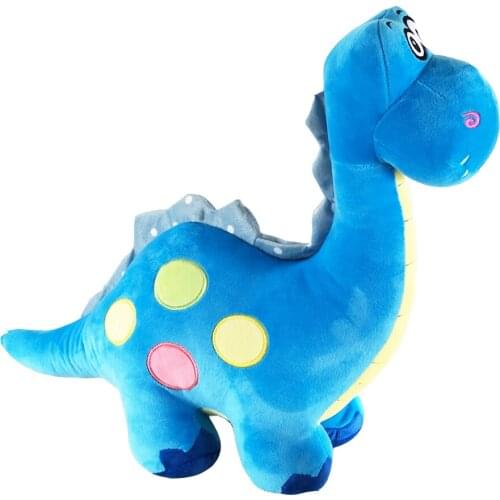 Children Plush Stuffed Toy dinosaur three colors Baby Kid Toy for Christmas Birthday Gift
