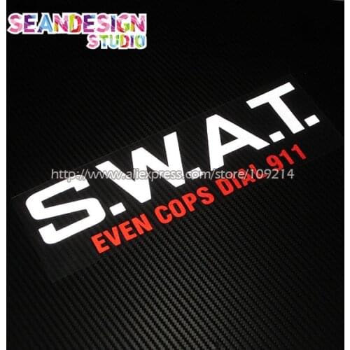 For SWAT Auto Car Suv Motorcycle Motorbike Waterproof Sticker Decal J01