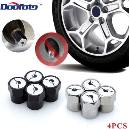 Doofoto 4x Car Valve Caps For UAZ Hunter 469 452 3163 Patriot Accessories Auto Wheel Tyre Tire Stem Cover Car Styling Universal