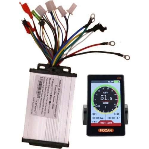 36V 48V 23A 450W E-bike Scooter Electric Mountain Bike Bicycle Brushless controller Big Screen M6T LCD Display Instrument FOCAN