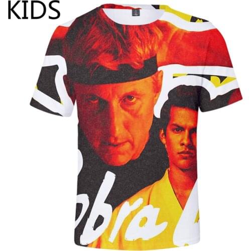 Hot Sale TV Series Cobra Kai 3D Print T-Shirt Men Women Casual Style Fashion Popular Short Sleeve Streetwear Oversized Top Tees