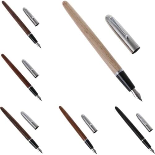 Jinhao 51 Luxury Men Fountain Pen 0.5mm Extra Fine Nib Calligraphy Business Student Stationery School Office Supplies Tool Drop