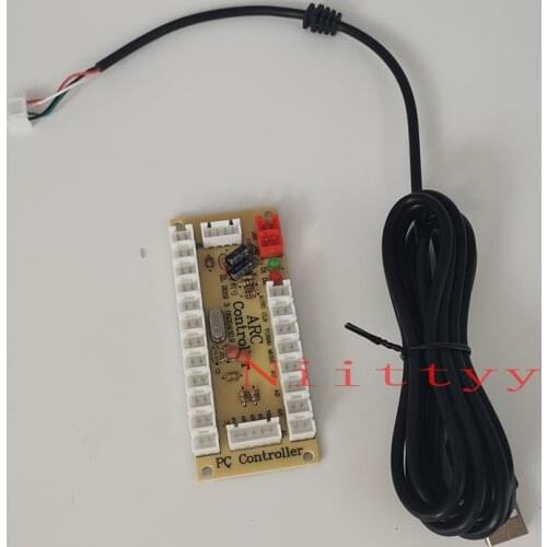 100pcs Zero Delay Arcade DIY KIT USB ENCODER PC TO JOYSTICK FOR ZIPPY JOYSTICK 2.8mm & 4.8MM BUTTON