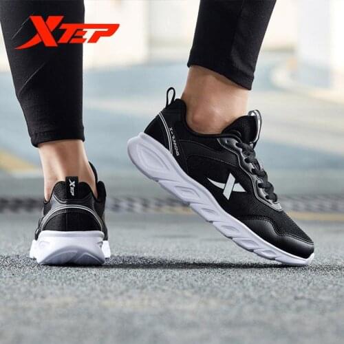 Xtep Casual Sneakers Mesh Comfortable Lightweight Running Shoes Shock Absorbing Womens Running Shoes 880118115036
