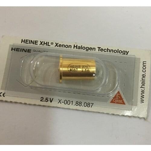 HEINE XHL #087 2.5V lamp,X-001.88.087,Xenon Halogen spare bulb 2.5 V for BETA200 Streak Retinoscope