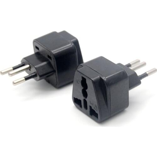 Hot Sale AC Brazilian Power Plug Wall Charger UK US EU AU to Brazil 3 Pin Travel Adapter Socket Converter For Home Travel Use