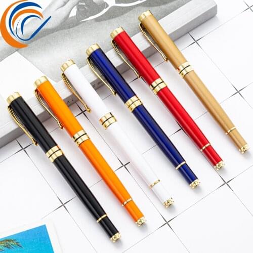 Factory Metal Neutral Pen 6 Pcs Per Set Business Signature Pen Wholesale Office Gift Pen