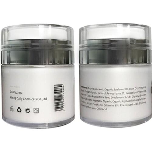 Organic Retinol Moisturizing Face Cream Vitamin C Whitening Anti Aging Wrinkles