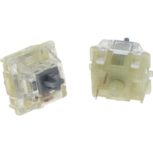 2Pcs Original Cherry MX RGB Silent Silver Switch 3Pin Speed Silver Silent Switch For Mechanical Keyboard