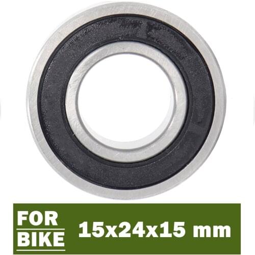 6802W15-2RS Bearing 15*24*15 mm 1PC Double Row Bicycle Wheels Repair Parts 152415-2RS 2RS Ball Bearings