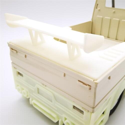 Durable Resin Wide Body Surround RC Truck Encirclement Tail for WPL D12 RC Car Truck DIY Upgrade Part Accessories