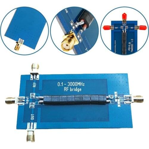 Professional 0.1-3000 MHz RF SWR Reflection Bridge Measurement for Inductance,Capacitance 45x90x20mm