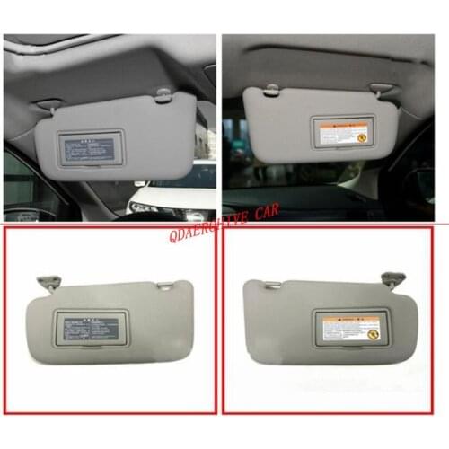 QDAEROHIVE Car Interior Sunvisor With Glass Mirror Sunshield Sun Shade Antidazzle Visor for Nissan Sylphy 12-19 Tiida 11-19