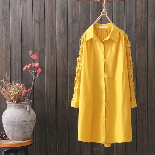 QPFJQD Openwork Blouses