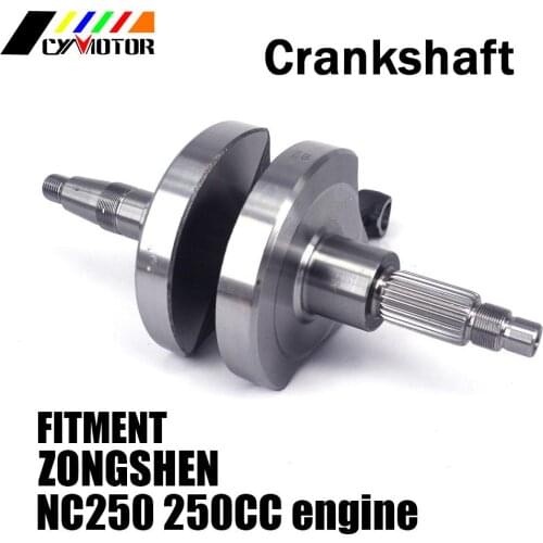 Motorcycle Crankshaft Shaft Connecting Rod For ZONGSHEN 77MM NC250 250cc KAYO T6 K6 BSE J5 RX3 ZS250GY-3 4 Valves Parts