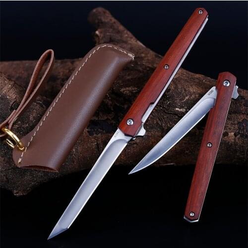 Folding Pocket Knife Survival Tactical Knife M390 Blade Outdoor Hiking Fishing Camping Hunting Knives EDC Self-defense Tool