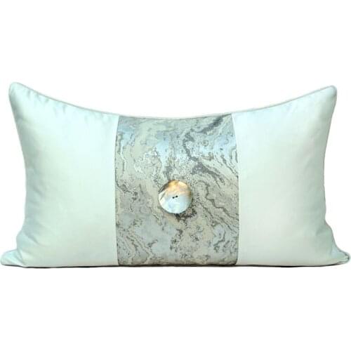 Light Green Waist Pillowcase Home Decorative Cushion Cover Modern Simple Sofa Cushions Pillows Home Decor