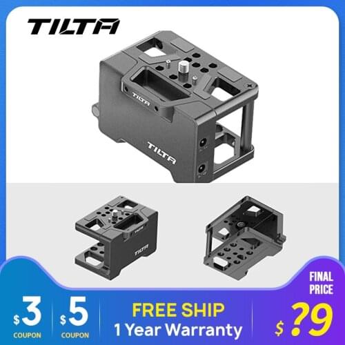 TILTA TA-BSP-F970 F970 Battery Base plate for BMPCC 4K Cage Blackmagic Pocket Cinema Camera 4K Rig (F970 Battery Baseplate)
