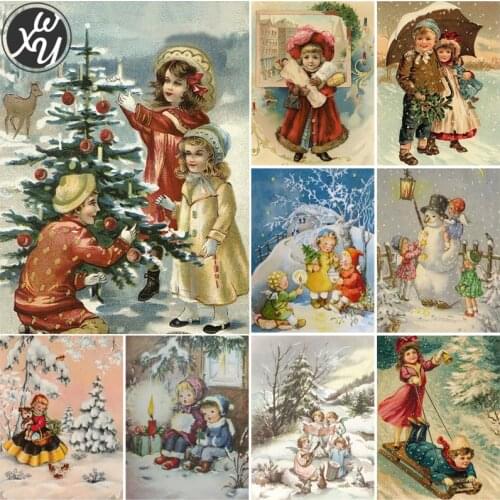 WEIWEI Portrait Child Diy Diamond Painting Full Square New Arrival Diamond Embroidery Mosaic Accessories for Home Decor Gift New