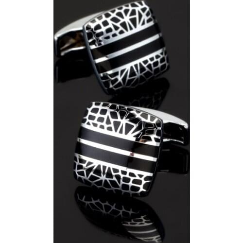 XK511 Mens shirts Cufflinks leopard print Cufflinks concise design 10 double sale free shipping