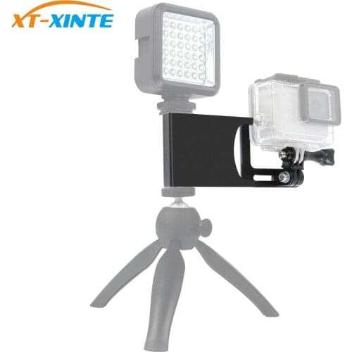 XT-XINTE for GOPRO8 Gimbal Switch Mount Adapter Aluminum Plate for DJI MOZA Action Stabilizer Selfie Handle Sports Camera Holder