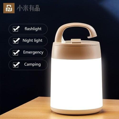 Youpin Rechargeable LED Bulb Lamp Flashlight Portable Emergency Lighting Night Market Light Outdoor Camping Home Night Light