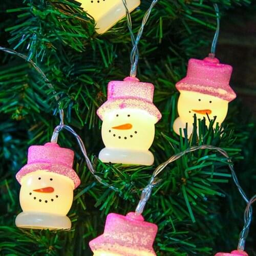 1.5M/2M/3M LED Outdoor Fairy Lights Garland String Lights Santa claus string led lights Christmas Party Decoration for Home