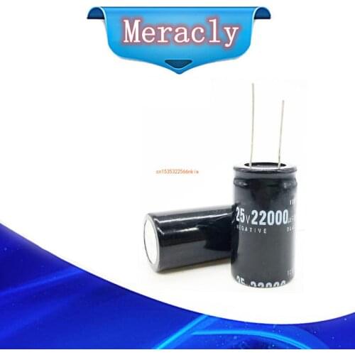 1pcs/lot 25V 22000UF aluminum electrolytic capacitor size 25V22000UF 20
