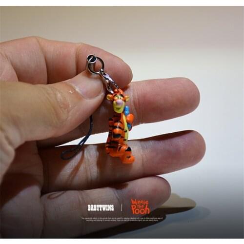 24piece 2.8cm winnie the pooh the cute tigger very small microlandschaft figures pendant toys