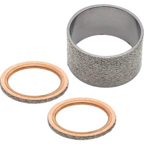 3 Pack Exhaust Pipe Gaskets Exhaust Muffler Pipe Gaskets for Yamaha Rhino 660 YXR660F 4X4 2004-2007 Exhaust Pipe Gaskets