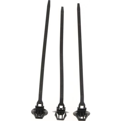 70 Pieces Car Boat Trailer Zip Tie Wrap Push Rivet Wiring Harness Clip 185mm