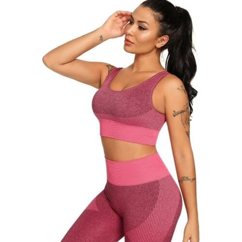 Seamless sports bra women shockproof running gather fitness vest quick dry Yoga bra for girls