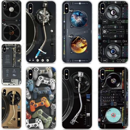 DJ Turntables Soft Silicone Cover For Umidigi Bison A7S A3X A3S F2 F1 Play X One Max A5 A3 A7 S3 S5 A9 Pro Power 3 Phone Case