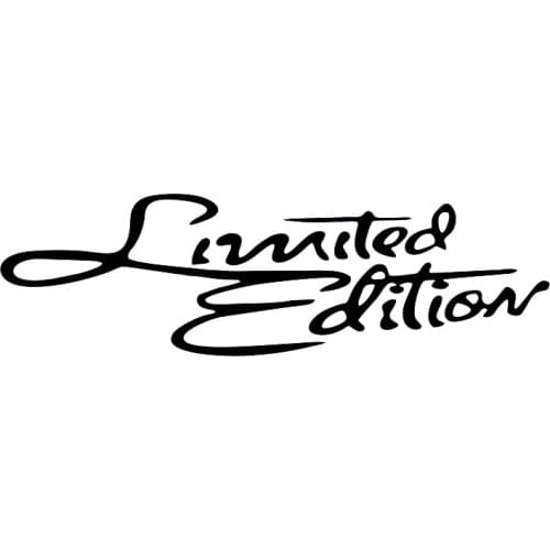 CS40066# Funny Vinyl Decal Limited Edition 2 Car Sticker Waterproof Auto Decors on Car Body