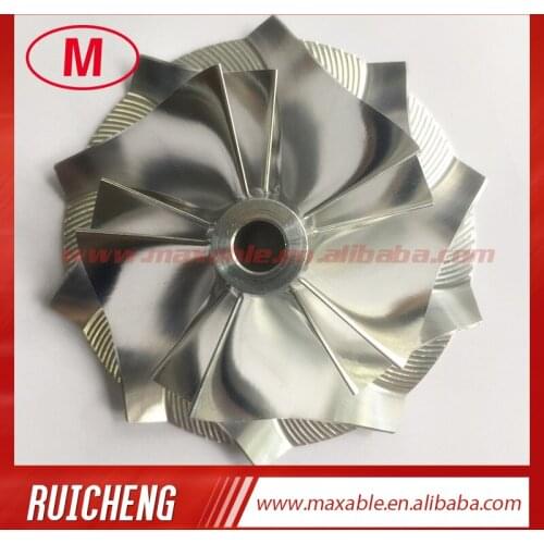 CT26 48.04/68.00mm 5+5 blades high performance turbo billet/milling/aluminum 2618 compressor wheel