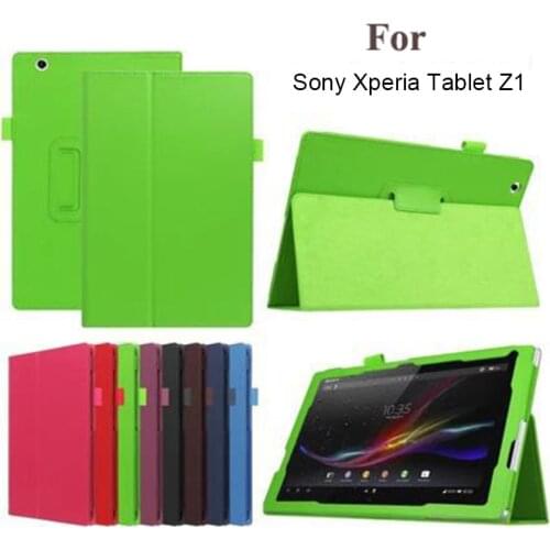 Flip Flio Case for Sony Xperia Z Z1 10.1 Protective Shell Funda Cases Cover For Sony Xperia Z Z1 10 Tablet Case PU Leather Cover