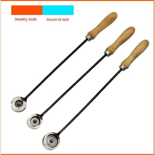 Round oil groove / die tool / mold tool for melting gold and silver into strips