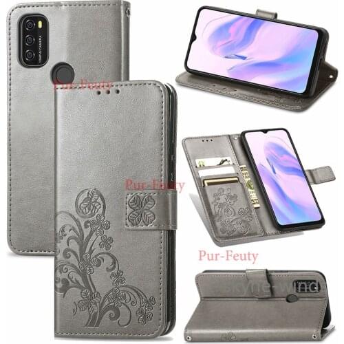 Magnetic flip wallet leather case for Blackview A70 Lucky Clover embossing stand cover coque fundas casing for Blackview A 70