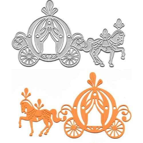 Metal Cutting Dies Carriage Cut Molds For Scrapbooking Card Making Photo Album Handmade DIY Craft Embossing Template Stencils