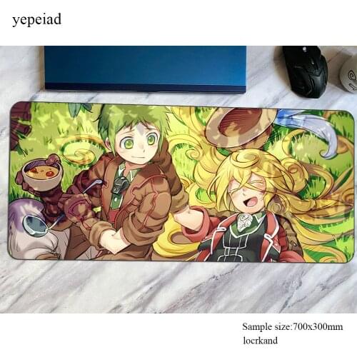 Made in Abyss mouse pad big mousepads 900x400x3mm gaming mousepad gamer HD pattern personalized mouse pads keyboard pc pad
