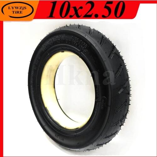 High Quality 10x2.50 Filling Tire 10 Inch Solid Tyre for Quick 3 ZERO 10X Inokim OX Razor Electric Scooter Accessories