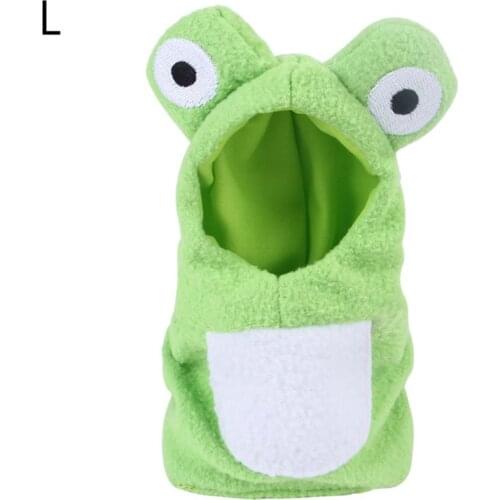 Funny Frog Shaped Birds Clothes Parrots Costume Cosplay Winter Pet Accessories