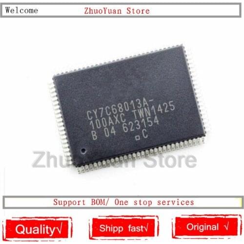 1PCS/lot CY7C68013A-100AXC QFP-100 CY7C68013A IC chip New original In stock