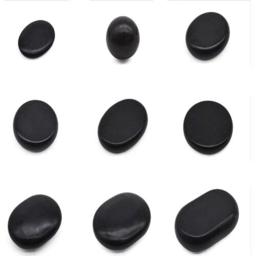 1PCS Massage Stone Beauty Stones Massage Spa Rock Basalt Stone Lava Hot Basalt Set Lot Kit Natural Therapy Rock Energy Stone