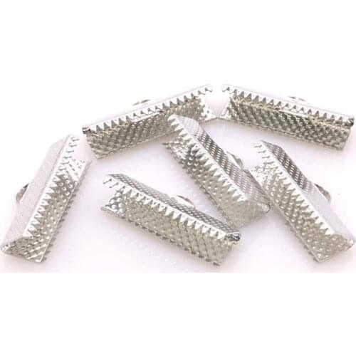 Jewelry Accessories 18mm Toothed Iron Horse Buckle Horse Mouth Clip Leather Rope Clip Buckle Ribbon Buckle Webbing Rope Clip