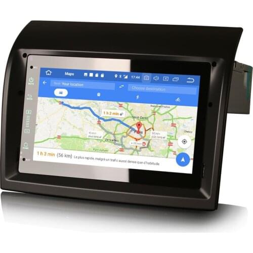 7" Quad Core Android 10.0 OS Car Multimedia Navigation GPS Radio for Peugeot Boxer 2011-2015 with Android Auto Function Support